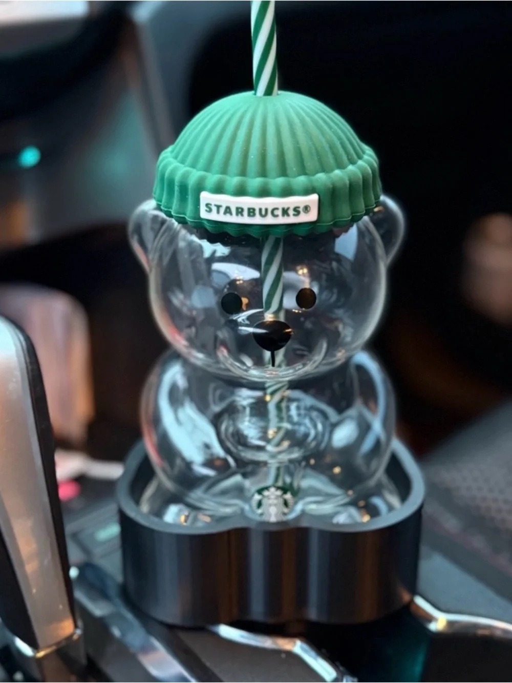 2026 Starbucks Strawberry Bearista Cup With Custom Car Cupholder